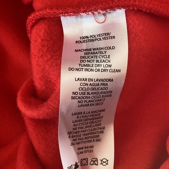 TOMMY HILFIGER POLAR FLEECE HALF ZIP HOODIE - Picture 7 of 7